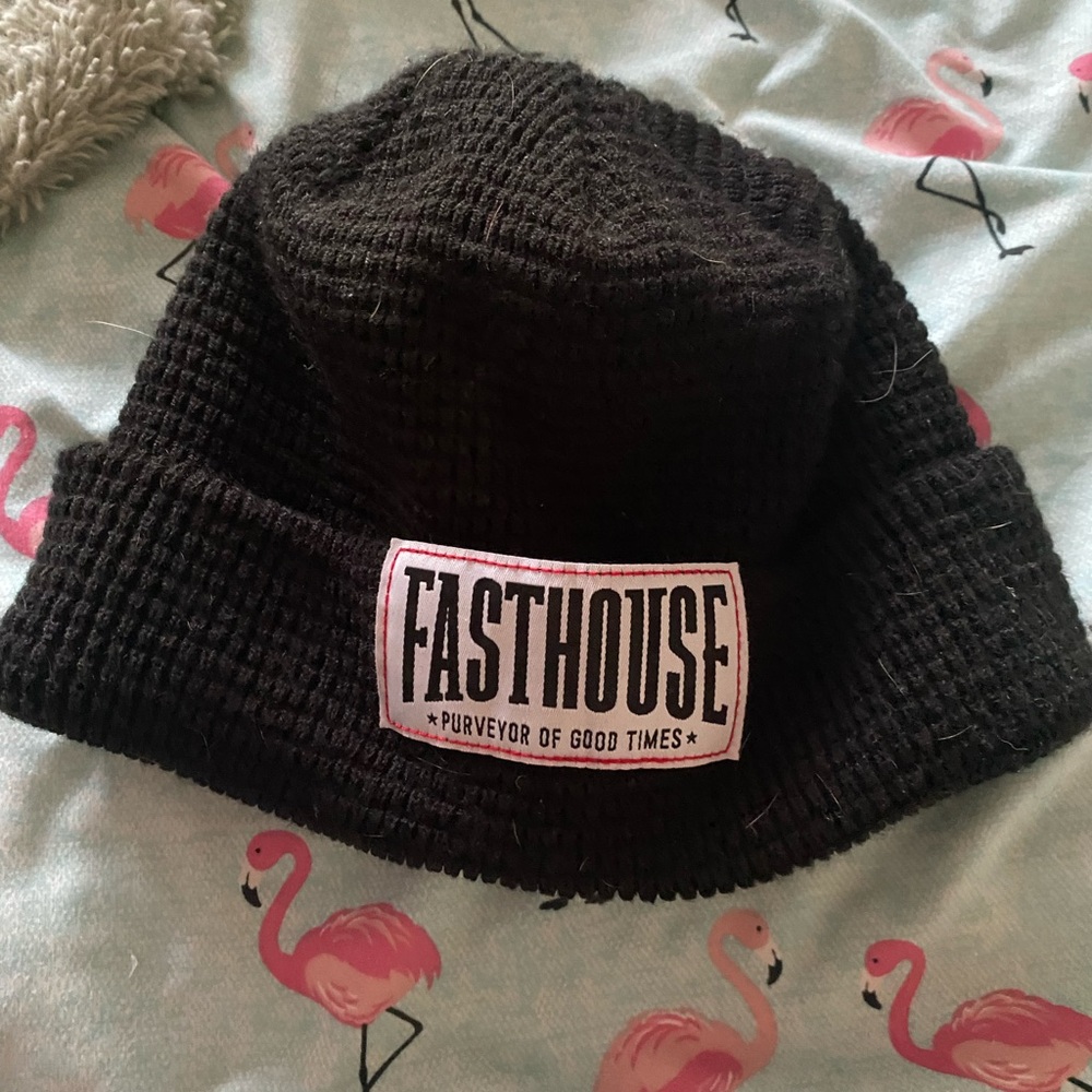 Fasthouse Black Beanie Hat